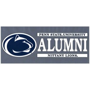 vinyl decal Penn State University Alumni with Athletic Logo